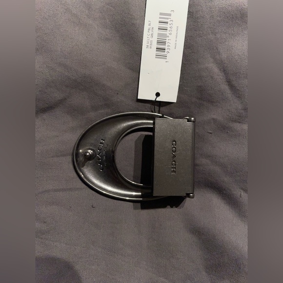 BMWT Coach Men’s Logo Metal Belt Buckle - Picture 2 of 8